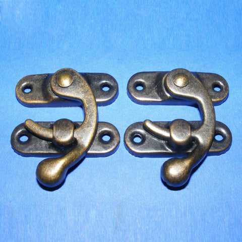 (CL4369) Wood Box Clasp (4 SETS) (CL4369) Wood Box Clasp (4 SETS)
