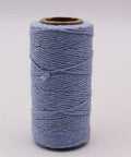 LT. BLUE ((CM8266-B10) (CM8255-B10) Macrame Cotton Cord, Twisted Cotton Rope, 1.5mm (70m) (CM8255-B10) Macrame Cotton Cord, Twisted Cotton Rope, 1.5mm (70m)
