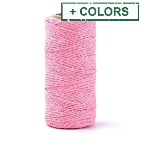 (CM8255-B10) Macrame Cotton Cord, Twisted Cotton Rope, 1.5mm (70m) (CM8255-B10) Macrame Cotton Cord, Twisted Cotton Rope, 1.5mm (70m)
