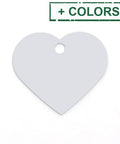 (HA8013-X) Colored Aluminum Double Sided Dog ID Tag Heart,  33x37.6mm (2 PCS) (HA8013-X) Colored Aluminum Double Sided Dog ID Tag Heart,  33x37.6mm (2 PCS)