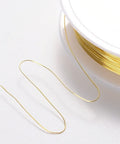 GOLDEN Copper Jewelry Wire, 0.3mm Copper Jewelry Wire, Nickel Free, Golden