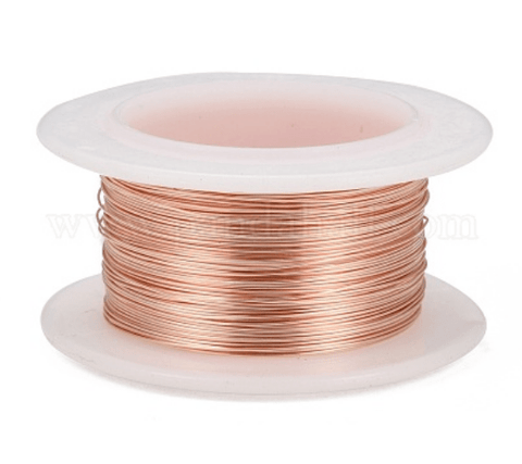ROSE GOLD Copper Jewelry Wire, 0.6mm Copper Jewelry Wire, 0.6mm