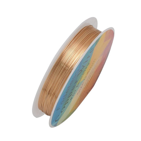 GOLD Copper Jewelry Wire, 0.8mm 3 meters/roll. Copper Jewelry Wire, 0.8mm 3 meters/roll.