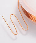 CHOCOLATE (CW8234-14) Copper Jewelry Wire, 0.8mm 3 meters/roll. Copper Jewelry Wire, 0.8mm 3 meters/roll.