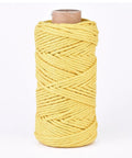 YELLOW ROLL 100 METERS Cotton String Threads, Macrame Cord, 3mm Cotton String Threads, Macrame Cord, 3mm