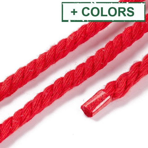 Cotton Thread Cords, 3-Ply twisted cord measures approx. 5mm Cotton Thread Cords, 3-Ply twisted cord measures approx. 5mm