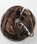 Cowhide Leater cord Brown 5mm (LE1369) Cowhide Leather cord brown