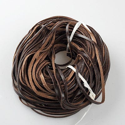 Cowhide Leater cord Brown 5mm (LE1369) Cowhide Leather cord brown