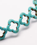 Cross Synthesis Turquoise Beads Strands, Dyed, Turquoise 19MM (CR5155) Cross Synthesis Turquoise Beads Strands, Dyed, Turquoise Size: about 19mm wide, 19mm long, 4mm thick, hole: 1mm; about 20pcs/strand, 15.7".