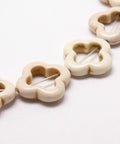 Cross Synthesis Turquoise Beads Strands, Dyed, White 19MM (CR5154) Cross Synthesis Turquoise Beads Strands, Dyed, White Size: about 19mm wide, 19mm long, 4mm thick, hole: 1mm; about 20pcs/strand, 15.7".