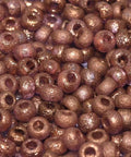 (CSB6-00030-14415E) CZECH SEED BEADS 6/0 CRYSTAL ETCHED BRONZE (25 GMS) (CSB6-00030-14415E) CZECH SEED BEADS 6/0 CRYSTAL ETCHED BRONZE (25 GMS)