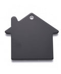 BLACK Custom Laser Engraving Service Aluminium House 38x35mm Custom Laser Engraving Service Aluminium House 38x35mm