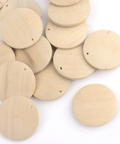 Custom Laser Engraving Service Wood Pendants, Flat Round, PapayaWhip 29MM Custom Laser Engraving Service Wood Pendants, Flat Round, PapayaWhip 29MM