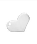 Custom Laser Enraving service 316 Stainless Steel Pendants, Heart, 19mm long Custom Laser Enraving service 316 Stainless Steel Pendants, Heart, 19mm long