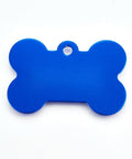 BLUE Custom Laser Pet Tag Engraving 38x25mm Custom Dog Tag Engraving – Personalize Your Pet's ID Tags