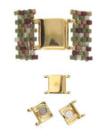 (CYM-D11-012443-GP) CYMBAL AXOS II-DELICA MAG CLASP 24K GOLD PLATE (1 SET) AXOS II-DELICA MAG CLASP 24K GOLD PLATE