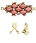 (CYM-GD-012049-GP) CYMBAL TRIADES-GEMDUO BD ENDING 24K GOLD PLATE (4 PCS) TRIADES-GEMDUO BD ENDING 24K GOLD PLATE