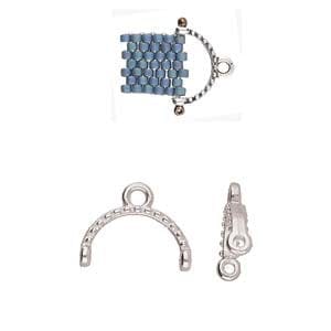(CYM-M11-012219-SP) CYMBAL SKALOTI II-DELICA ENDING ANT. SILVER PLATE (2 PCS) CYMBAL BEAD SKALOTI II-DELICA ENDING ANT. SILVER PLATE