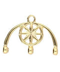 (CYM-M80-012215-GP) CYMBAL AMATOS III-8-0 BD ENDING 24K GOLD PLATE (2 PC) AMATOS III-8/0 BD ENDING 24K GOLD PLATE