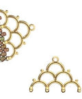 (CYM-M80-012218-GP) LAKOS IV-8-0 BEAD ENDING 24K GOLD PLATE (1 PC) LAKOS IV-8/0 BEAD ENDING 24K GOLD PLATE