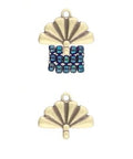 (CYM-M80-012510-AB) CYMBAL SITIA-8-0 BEAD ENDING ANT. BRASS PLATE (2 PCS) SITIA-8/0 BEAD ENDING ANT. BRASS PLATE