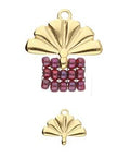 (CYM-M80-012510-GP) CYMBAL SITIA-8-0 BEAD ENDING 24K GOLD PLATE (2 PCS) SITIA-8/0 BEAD ENDING 24K GOLD PLATE