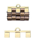 (CYM-TL-012210-AB) CYMBAL PIPERI III-TILA BD ENDING ANT. BRASS PLATE (2 PCS) PIPERI III-TILA BD ENDING ANT. BRASS PLATE