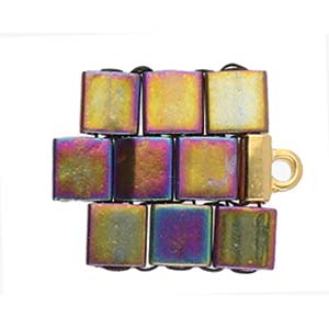 (CYM-TL-012230-GP) CYMBAL SOROS-TILA BEAD ENDING 24K GOLD PLATE (4 PCS) CYMBAL COMPONENTS