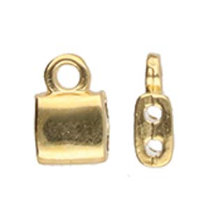 (CYM-TL-012539-GP) CYMBAL PIPERI-TILA BEAD ENDING 24K GOLD PLATE (4 PCS) PIPERI-TILA BEAD ENDING 24K GOLD PLATE