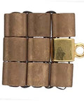 (CYM-TL-012539-GP) CYMBAL PIPERI-TILA BEAD ENDING 24K GOLD PLATE (4 PCS) PIPERI-TILA BEAD ENDING 24K GOLD PLATE