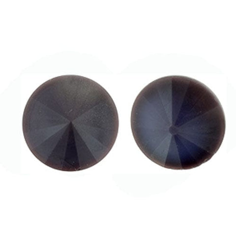 (MR14-RV043) DK. VIOLET CZECH RIVOLI 14MM MATUBO (2PCS) CZECH RIVOLI 14MM
