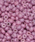 Czech Seed Beads 6/0 Chalk White Lila Luster CZECH SEED BEADS 6/0 CHALK WHITE LILA LUSTER