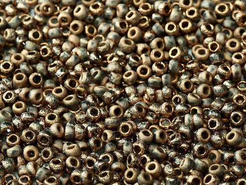 Czech Seed Beads 6/0 Crystal Etched Capri Gold Full (25 GMS), (CSB6-00030-27180) Czech Seed Beads 6/0 Crystal Etched Capri Gold Full (25 GMS), (CSB6-00030-27180)