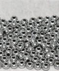 CZECH SEED BEADS 8/0 ALUMINIUM SILVER  (25 GMS) CZECH SEED BEADS 8/0 ALUMINIUM SILVER
