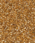 (DB0033) DELICA 11-0 24KT GOLD LINED CRYSTAL (5 GMS) DELICA 11/0 24KT GOLD LINED CRYSTAL