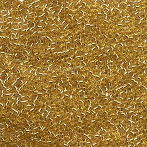 DB0042 Miyuki Delica 11/0 Silver Lined Gold (5 GMS) Miyuki Delica 11/0 Silver Lined Gold (DB-42)