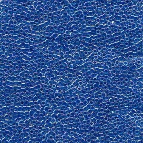 (DB0077) MIYUKI DELICA 11/0 LINED BLUE AB (5 GMS) (DB0077) MIYUKI DELICA 11/0 LINED BLUE AB (5 GMS)