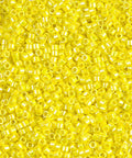 DB0160 Miyuki Delica 11/0 Opaque Yellow AB (5g) DELICA 11/0 OPAQUE YELLOW AB