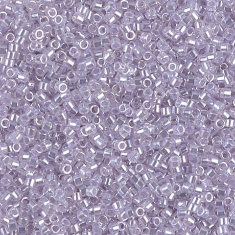(DB0241) Miyuki Delicas 11-0 Pale Violet Ceylon (5 GMS) Miyuki Delicas 11/0 Pale Violet Ceylon