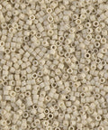 DB0388 Miyuki Delica 11/0 Matted Opaque Bone Luster DELICA 11/0 MATTED OPQ BONE LUSTER