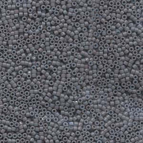 (DB0652) DELICA 11/0 OPAQUE GREY DYED DELICA 11/0 OPAQUE GREY DYED