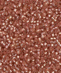 (DB0685) MIYUKI DELICA 11/0 DYED SEMI-FROSTED SILVERLINED LT.CRANBERRY (5 GMS) (DB0685) MIYUKI DELICA 11/0 DYED SEMI-FROSTED SILVERLINED LT.CRANBERRY (5 GMS)