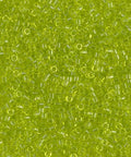 (DB0712) MIYUKI DELICA 11/0 TRANSPARENT CHARTREUSE (5 GMS) (DB0712) MIYUKI DELICA 11/0 TRANSPARENT CHARTREUSE (5 GMS)