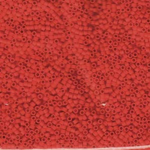 DB0757 Miyuki Delica 11/0 Opaque LT.Siam Matted (5 GMS) DB0757 Miyuki Delica 11/0 Opaque LT.Siam Matted (5 GMS)