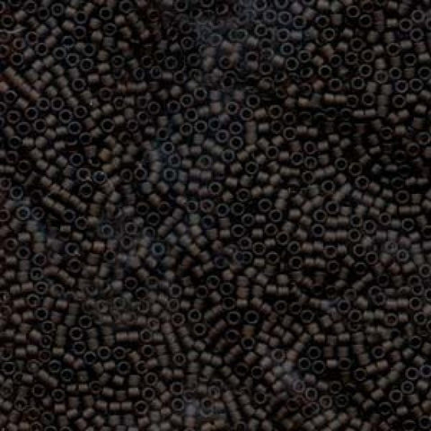 DB0769 11/0 Transparent Root Beer Matted DELICA 11/0 TRANSPARENT ROOT BEER MATTED