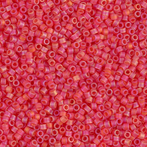 DB0856 Miyuki Delica 11/0 Trans Red Orange Miyuki Delica 11/0 Trans Red Orange (DB-856)