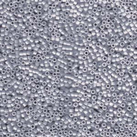 (DB1139) MIYUKI DELICA 11/0 OPAQUE GHOST GREY (5 GMS) DELICA 11/0 OPAQUE GHOST GREY