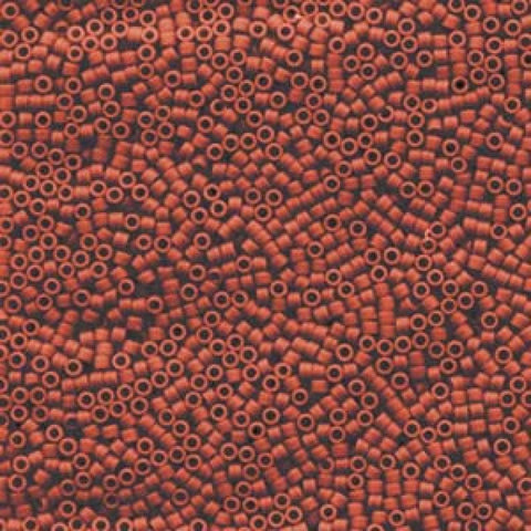 DB1584 Miyuki Delica 11/0 Opaque Currant Matted DELICA 11/0 OPAQUE CURRANT MATTED