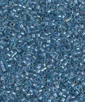 (DB1762) DELICA 11/0 SPARKLING SKY BLUE LINED CRYSTAL AB (5 GMS) (DB1762) DELICA 11/0 SPARKLING SKY BLUE LINED CRYSTAL AB (5 GMS)