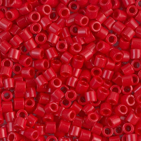 (DBL0723) DELICA 8/0 OPAQUE DARK CRANBERRY (5 GMS) DELICA 8/0 OPAQUE DARK CRANBERRY